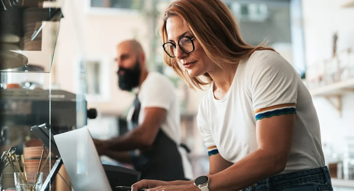 Business owner creating a business listing on online directories