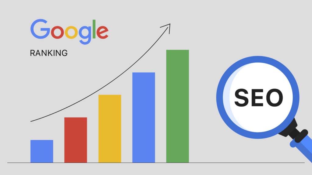 High DA backlinks improving Google ranking chart